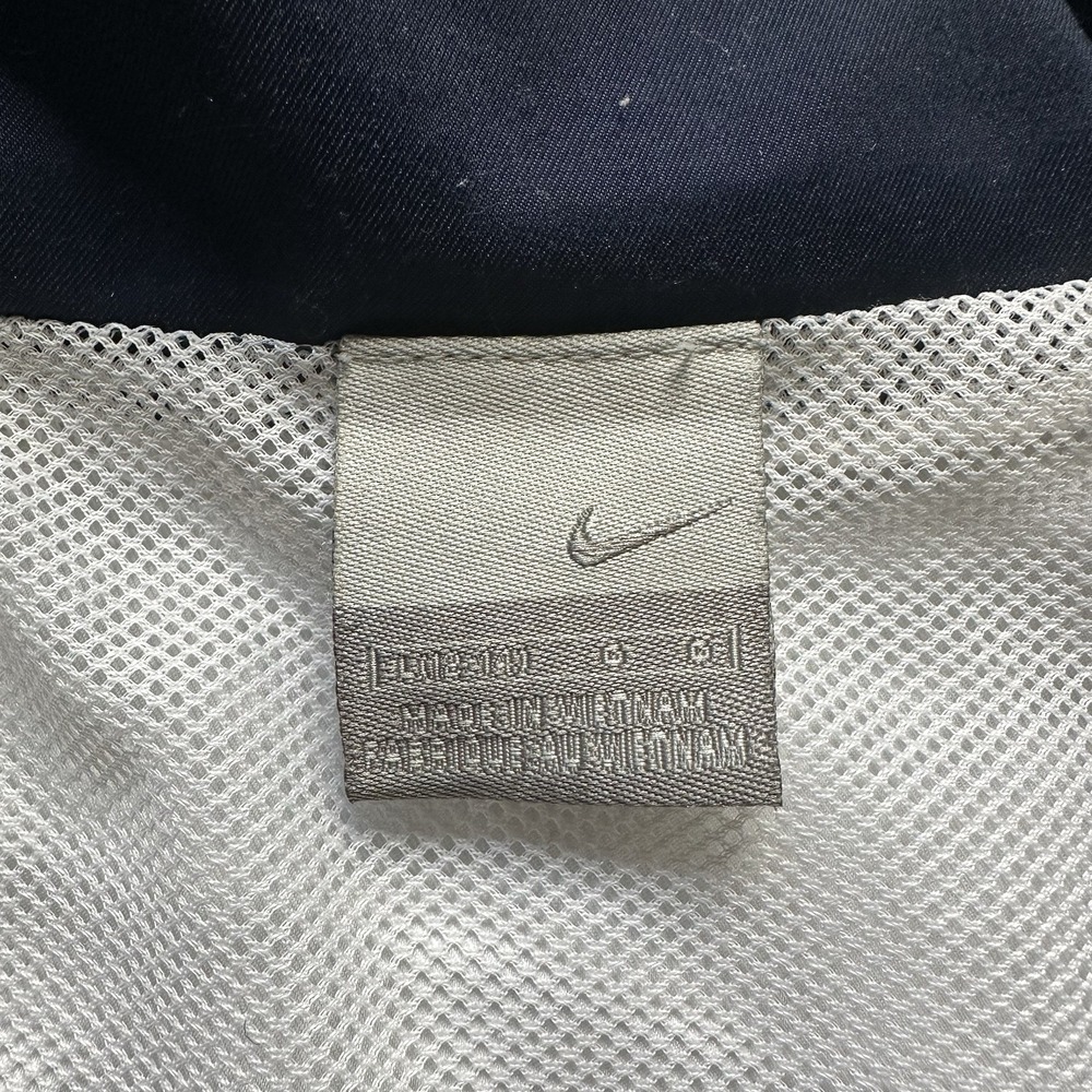 Nike Youth Large 14-16 Windbreaker Jacket‎ White Blue Hooded Full Zip Mesh Lined - Picture 3 of 7